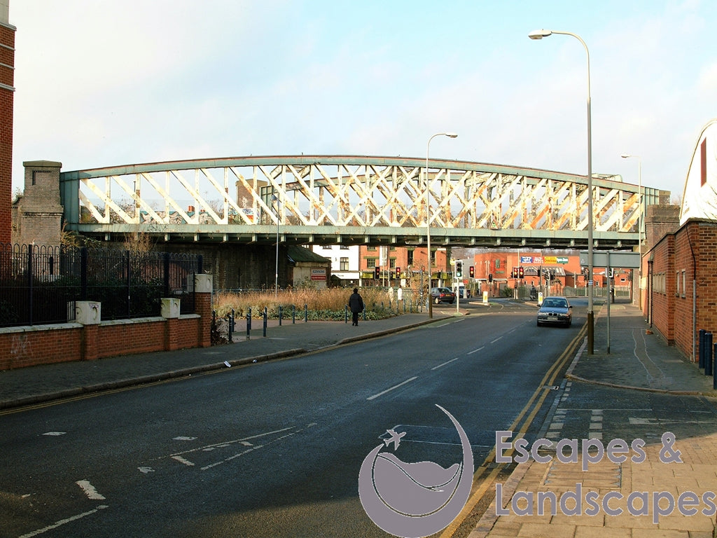 'Bowstring' railway bridge, Leicester