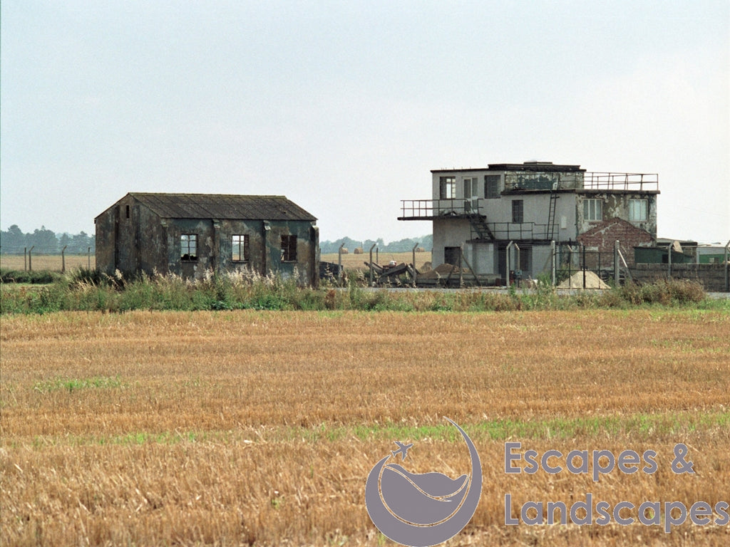 Control tower and adjacent shed, former RAF Rufforth