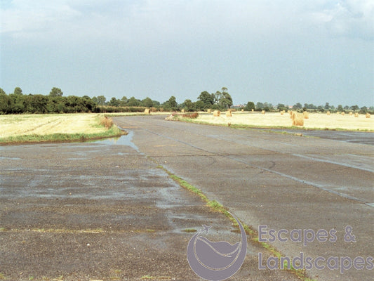 Perimeter track and runway threshold, former RAF Rufforth