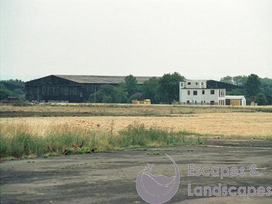 Control tower and T2 hangar, former RAF Marston Moor