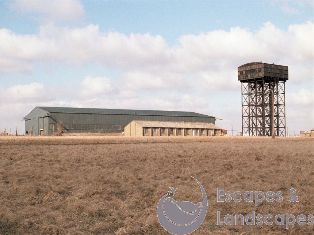 T type hangar, huts and water tower, former RAF Wymeswold