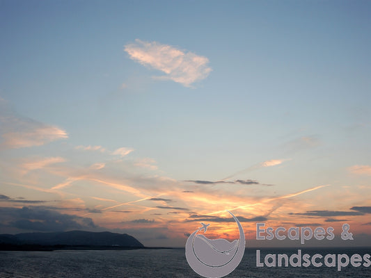 Sunset at Blue Anchor Bay, Somerset