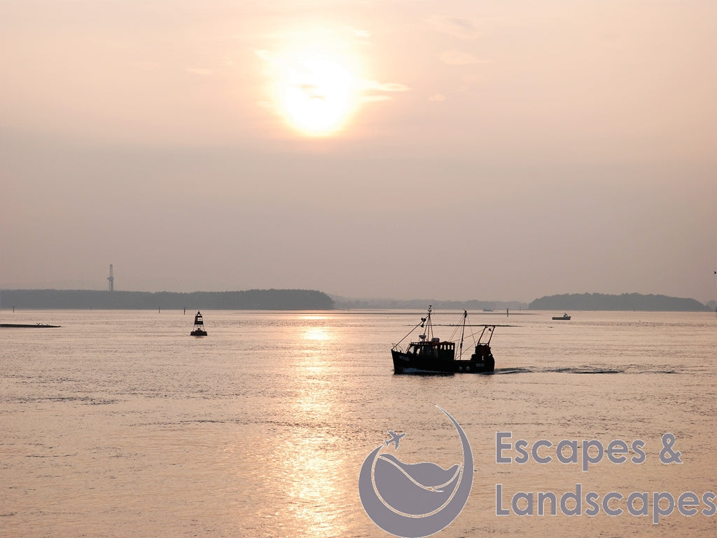 Poole Harbour at sunset