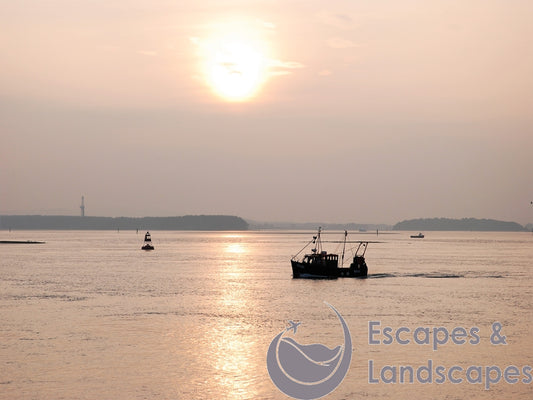 Poole Harbour at sunset