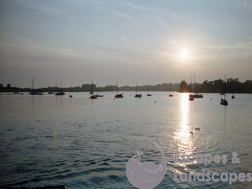 Oulton Broad evening landscape