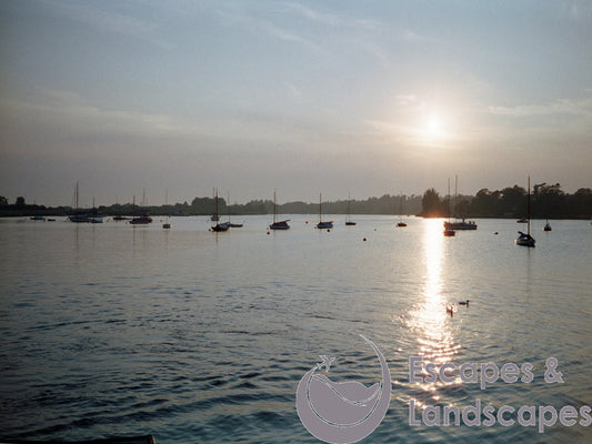 Oulton Broad evening landscape