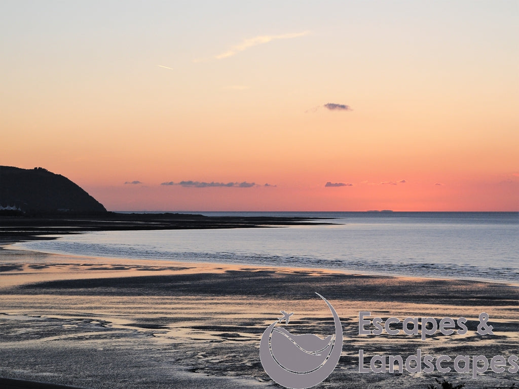 Sunset in Blue Anchor, Somerset