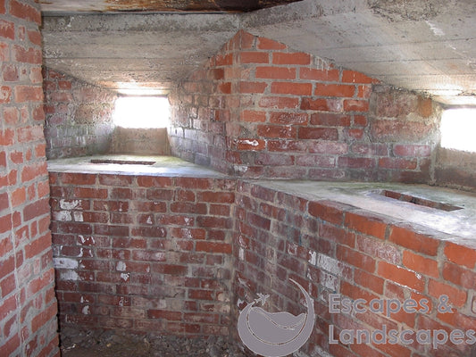 WW2 pillbox (internal), Bossington beach