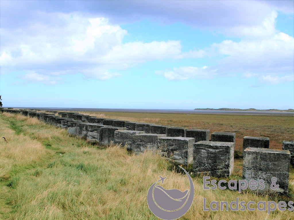 Anti-tank blocks, mainland at Lindisfarne crossing
