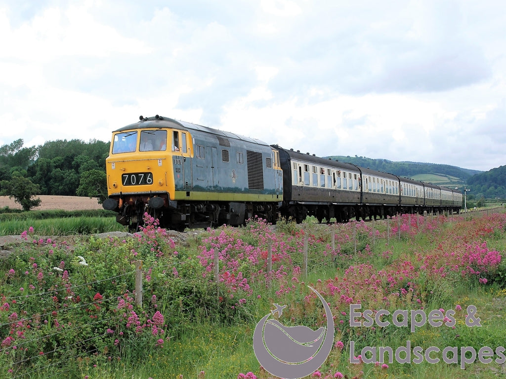 D7076 diesel locomotive