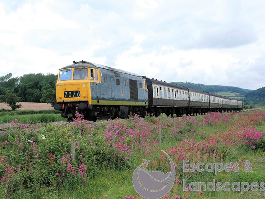 D7076 diesel locomotive