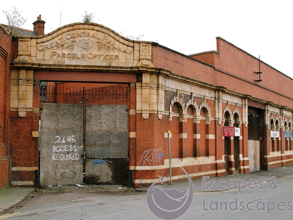Parcels Office entrance, former Leicester Great Central Station